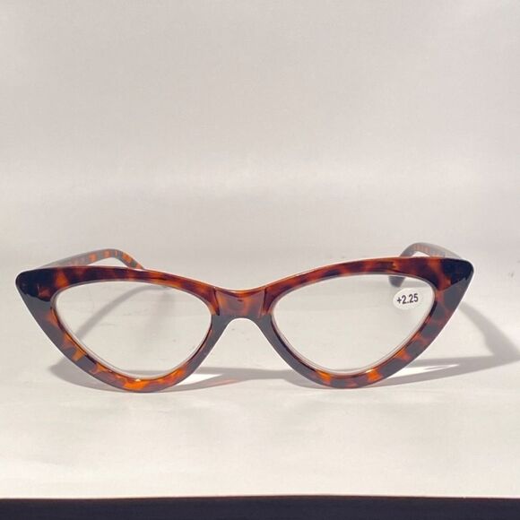 1343 Emma Cateye Reading Glasses 2.25 Tortoise Readers NWT main image 10